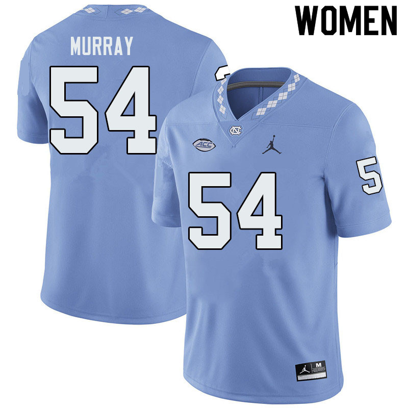 Jordan Brand Women #54 Ty Murray North Carolina Tar Heels College Football Jerseys Sale-Blue